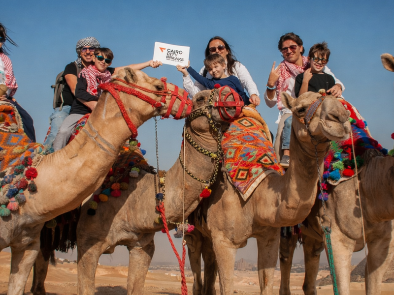 Step Back in Time: Pyramids Camel Ride