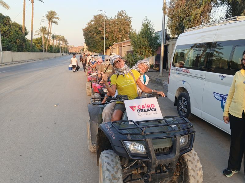 Giza Pyramids ATV Tour: 1-Hour Desert Safari & Sunset Experience